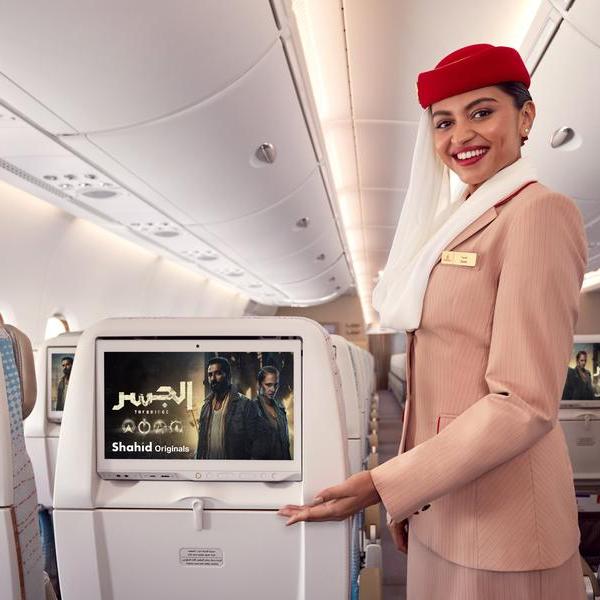 Emirates offers Shahid premium content onboard ice