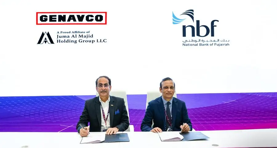National Bank of Fujairah and GENAVCO sign MoU to strengthen equipment financing across key industrial sectors