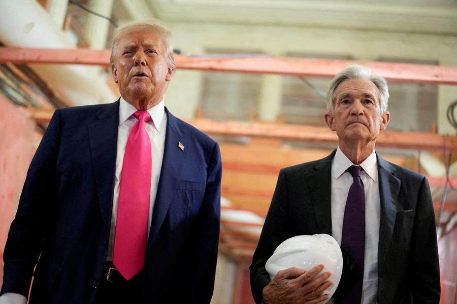 Trump cites 'major lawsuit' against Fed's Powell, again urges rate cut