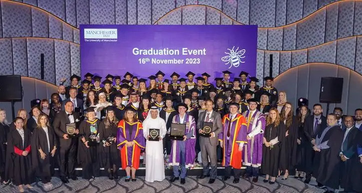 The University of Manchester hosts graduation event for 150 part-time master’s degree graduates in the Middle East