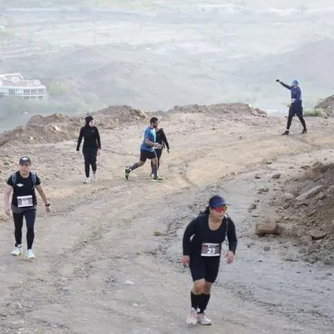 Ajman Tourism awards the winners of the Masfout Trail Run 2023