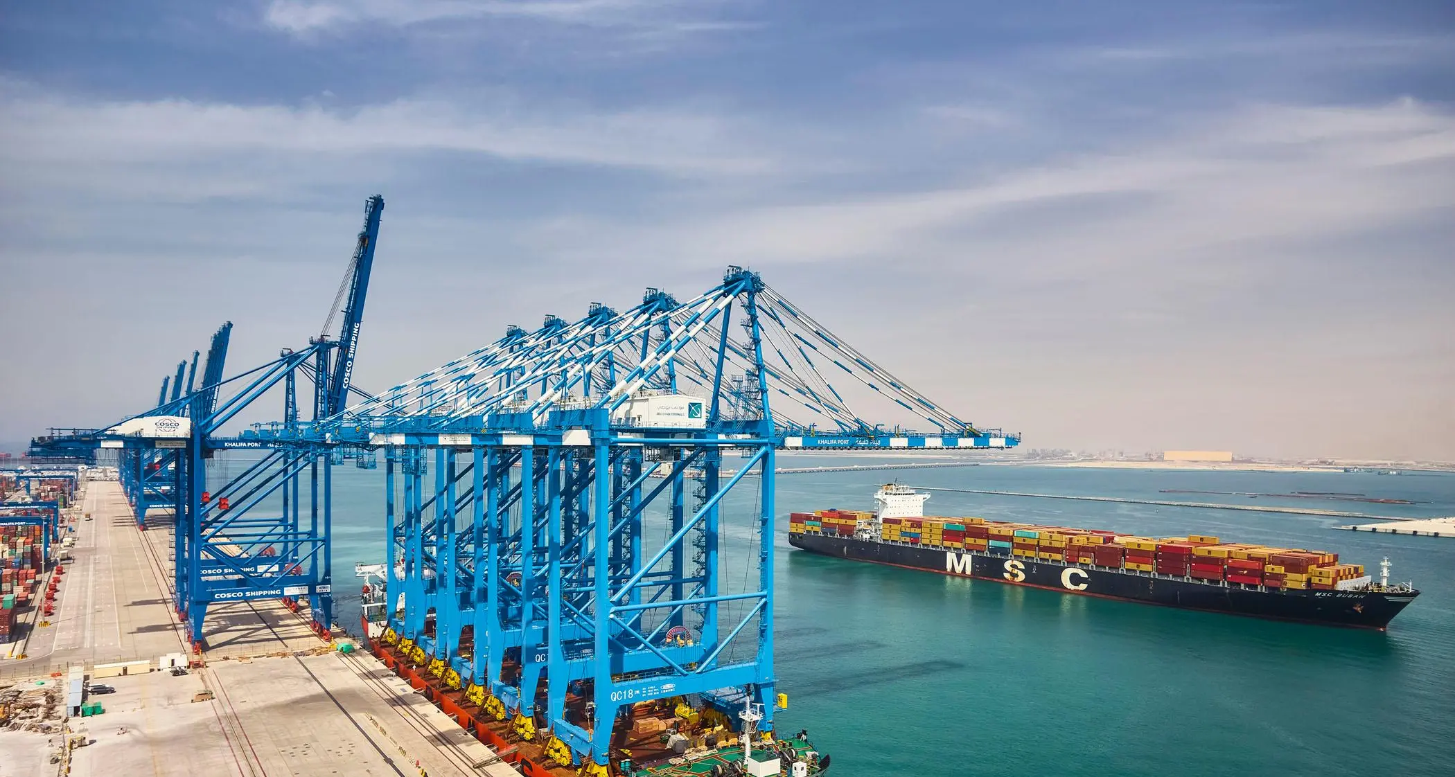 Abu Dhabi Terminals receives advanced Ship-to-Shore cranes from Chinese firm