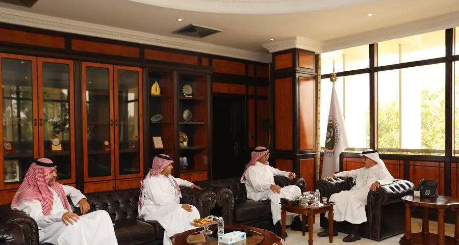 AGU President meets CEO of Saudi EXIM Bank, Director General of Arab States Operations Department at SFD