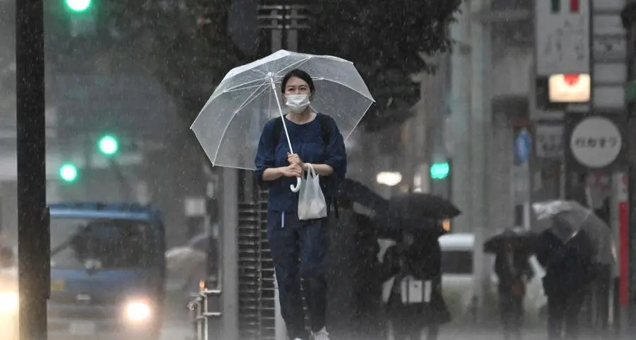 Record rain in parts of Japan after tropical storm