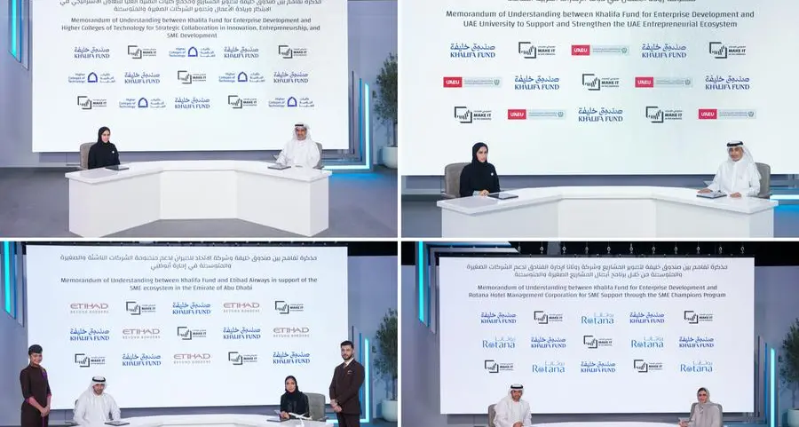 Khalifa Fund signs 4 Memoranda of Understanding during Make it in the Emirates 2026
