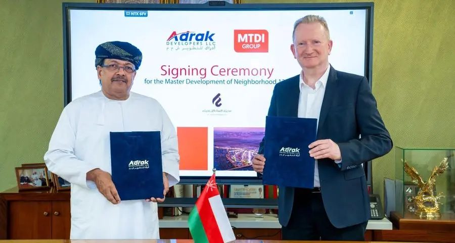 Adrak Developers announces partnership with MTDI for Master Development of Sultan Haitham City's Neighborhood 12 D