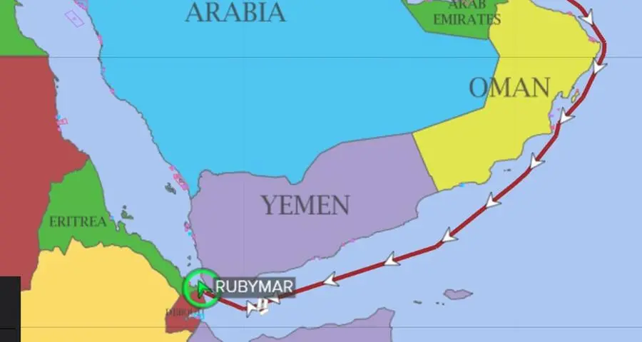 Rubymar owner looking at towing ship to Saudi Arabia, vessel's broker says