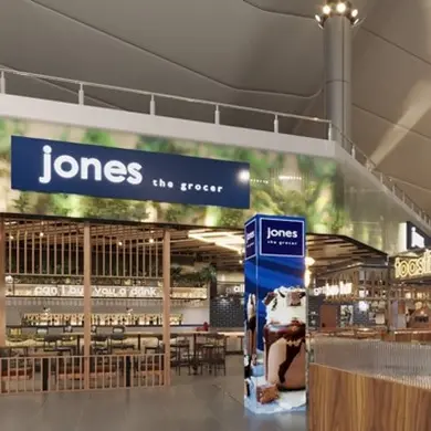 Jones the grocer and The Restaurant Group Concessions win large concession award at London Heathrow Airport