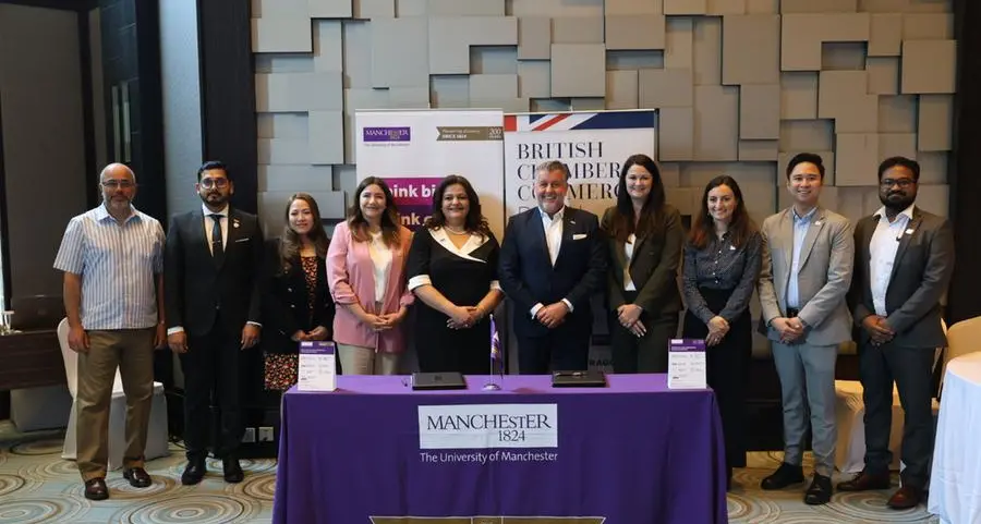 The University of Manchester-Dubai and British Chamber of Commerce Dubai sign annual strategic partnership agreement as UAE-UK business ties deepen