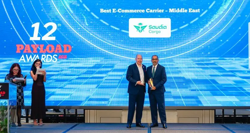 Saudia Cargo named 'Best E-Commerce Carrier – Middle East' for third consecutive year at Payload Asia