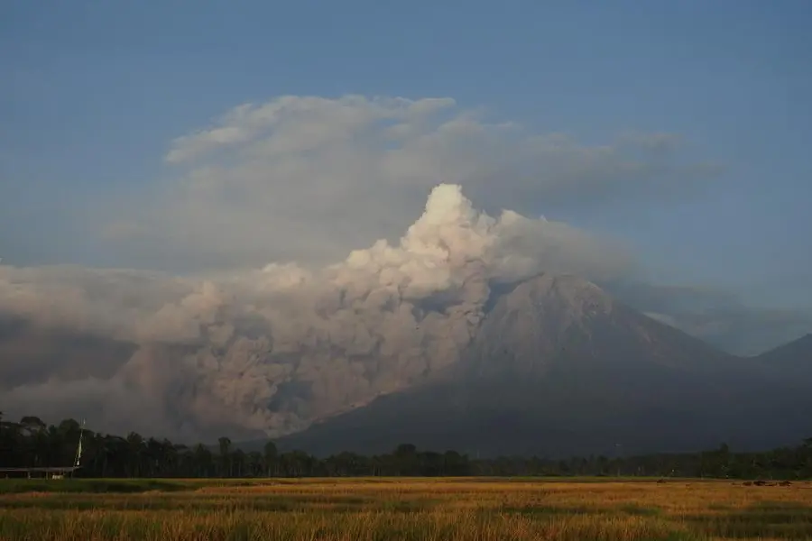 Indonesia's Mount Semeru volcano erupts