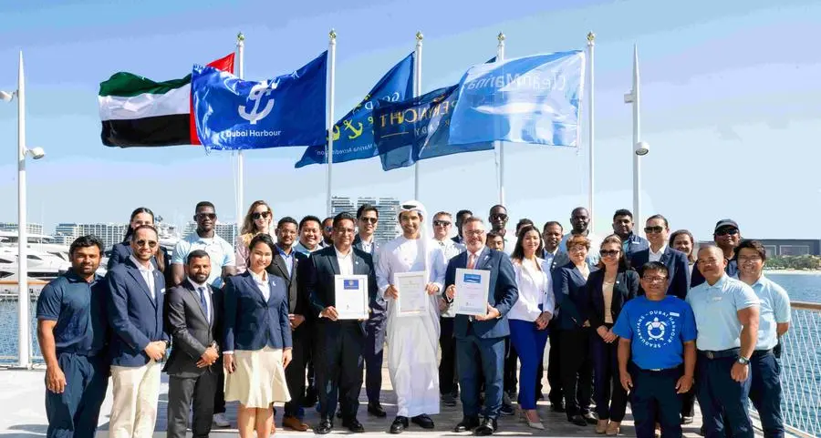 Dubai Harbour Marinas becomes first in the world to receive three simultaneous accreditations from The Yacht Harbour Association