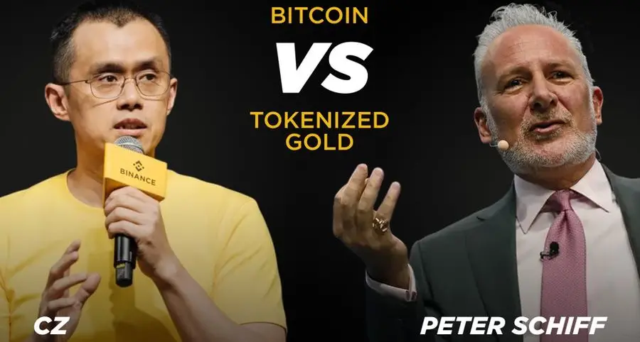 CZ to debate Peter Schiff on Bitcoin vs tokenized gold at Binance Blockchain Week Dubai 2025