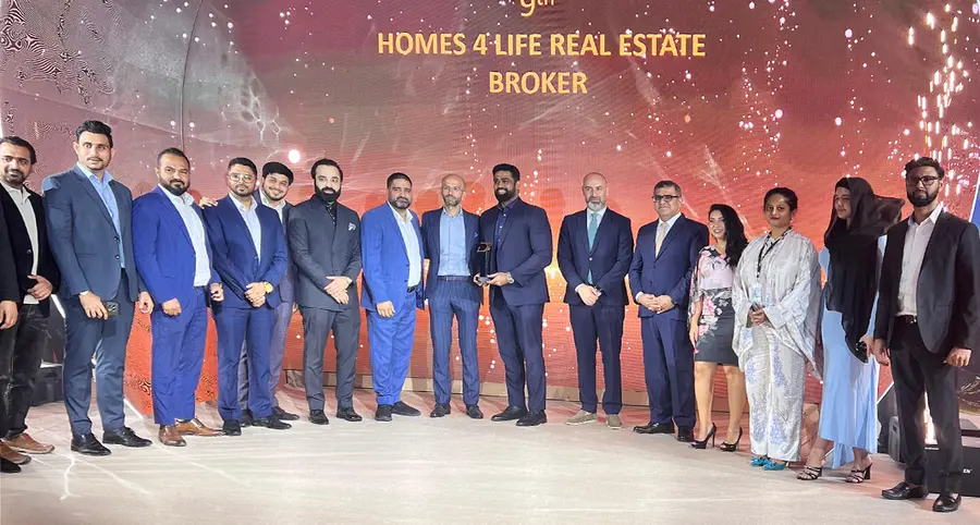 Homes 4 Life Real Estate recognized at DAMAC Broker Awards for exceptional sales performance