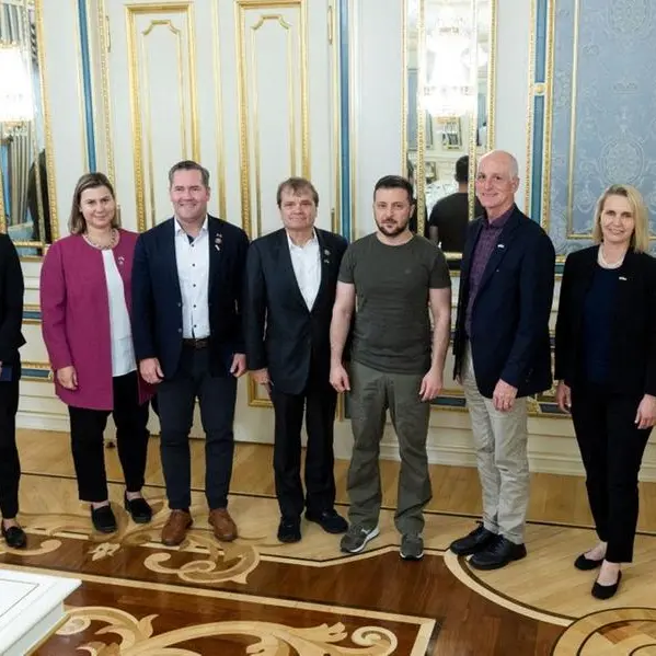 Top U.S. delegation visits Kyiv, vows to ensure continuing support