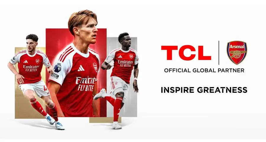 TCL and Arsenal announce global partnership expansion in multi-year deal