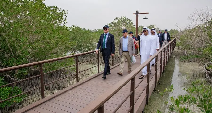 EU Ambassadors walk the green talk by planting mangroves in Abu Dhabi