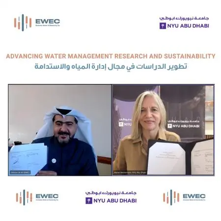 NYU Abu Dhabi's Water Research Center partners with Emirates Water and Electricity Company to advance water management research and sustainability