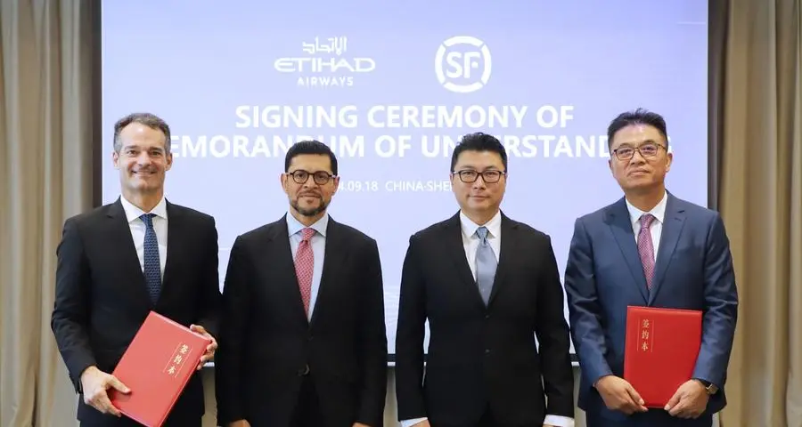 Etihad Cargo and SF Airlines to strengthen UAE-China trade with joint venture commitment