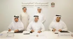 Ministry of Economy signs agreement with Telecommunications Regulatory Authority and Department of Economic Development - Abu Dhabi under government accelerators program