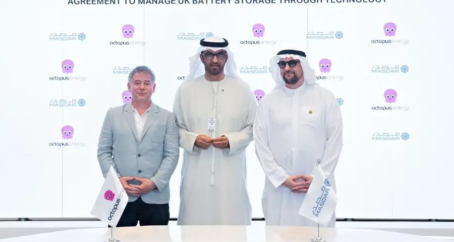 Octopus Energy Group and Masdar sign agreement to develop and manage UK battery storage