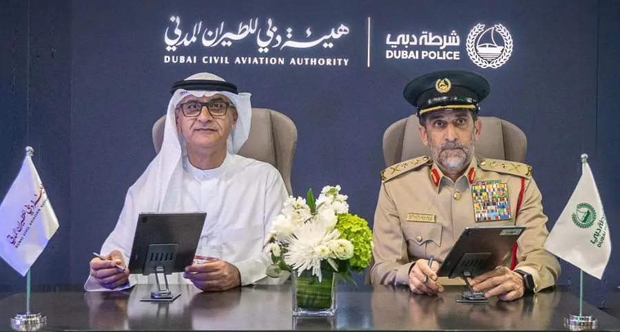 Dubai Civil Aviation Authority and Dubai Police sign an MoU to strengthen cooperation in the aviation sector