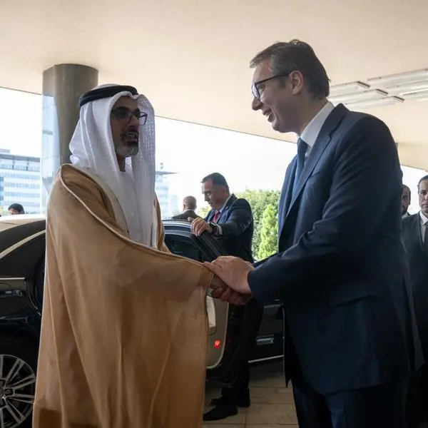 Khaled bin Mohamed bin Zayed, President of Serbia discuss bilateral relations