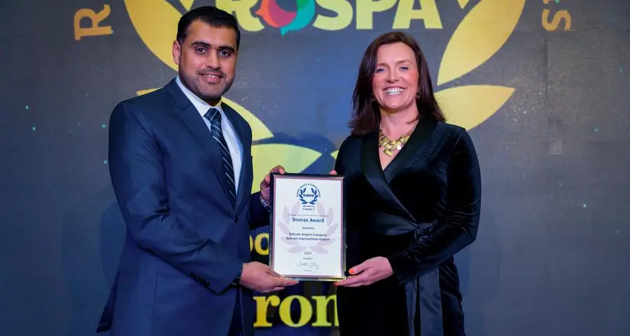 Bahrain International Airport receives fourth consecutive RoSPA Award for commitment to health and safety