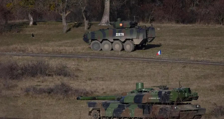 French tanks join NATO defensive line in Romania