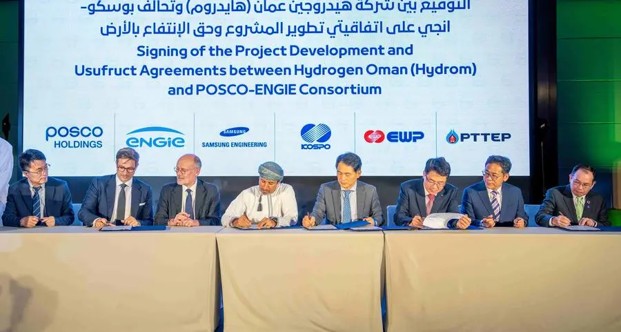 ENGIE and POSCO led consortium to develop a 1.2mtp green ammonia project in Oman