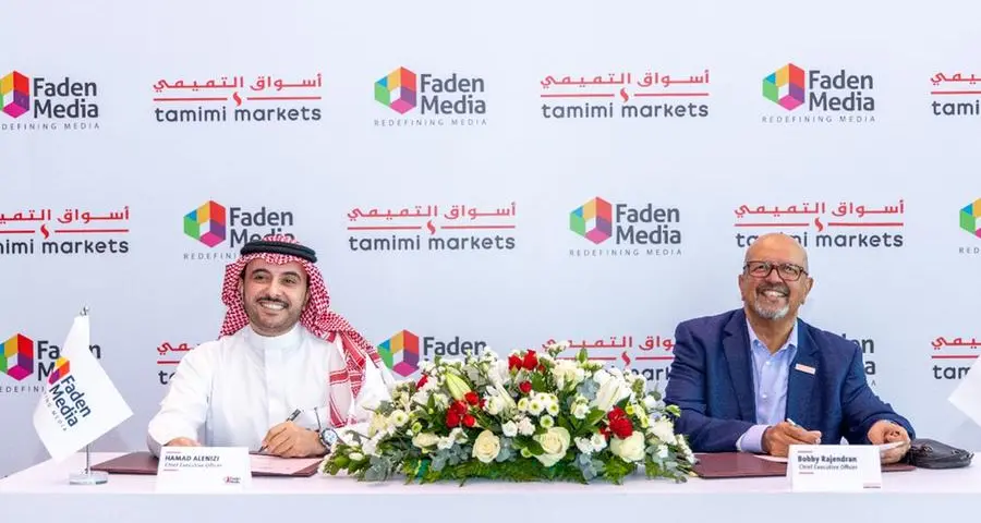 Faden Media and Tamimi Markets forge a strategic partnership to elevate retail advertising