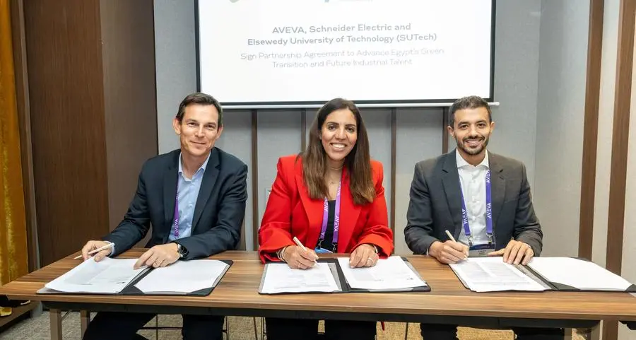 Schneider Electric, Elsewedy University of Technology (SUTech) and AVEVA sign a partnership