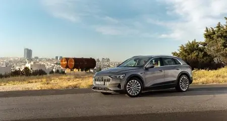 The Audi e-tron 50 quattro is available in Jordan