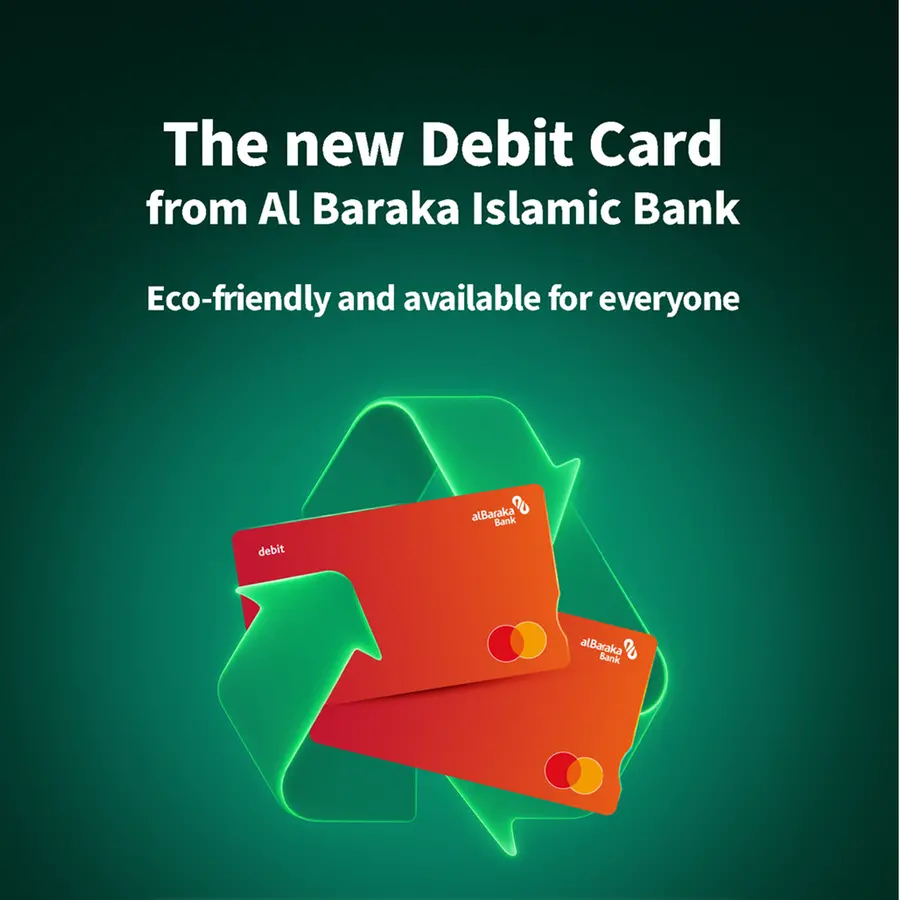 Al Baraka Islamic Bank launches innovative debit card made entirely from recycled materials