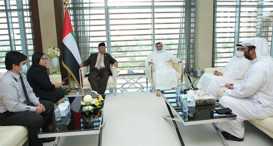 The Attorney General of the Emirate of Abu Dhabi receives the Ambassador of Indonesia
