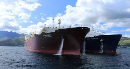 Qatargas completes first commercial ship-to-ship transfer of LNG cargo at Subic Bay in Philippines