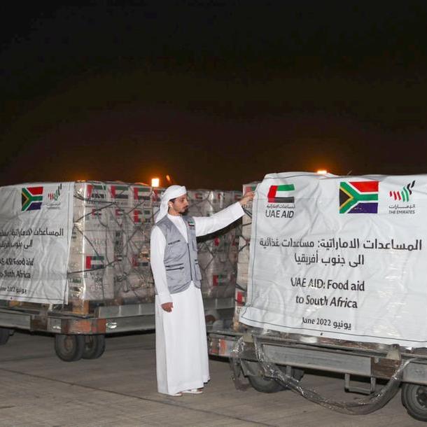 UAE sends humanitarian aid aircraft to South Africa