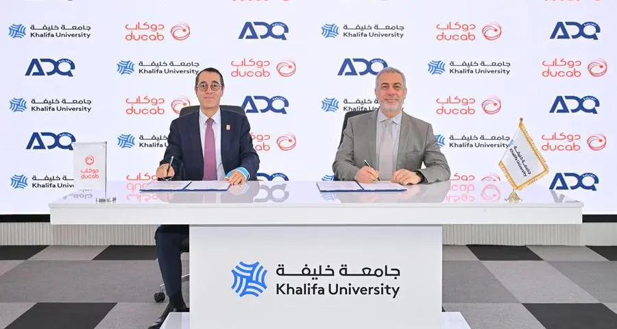 Khalifa University and Ducab sign strategic agreement to advance 2D materials research and industrial applications