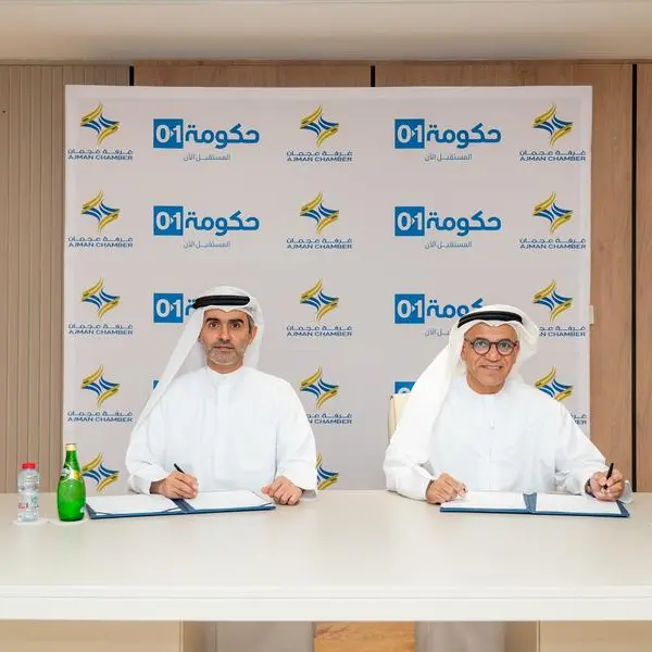 Ajman Chamber and 01GOV Platform sign cooperation agreement