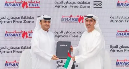 Ajman Free Zone signs strategic security and safety partnership with BrakeFire