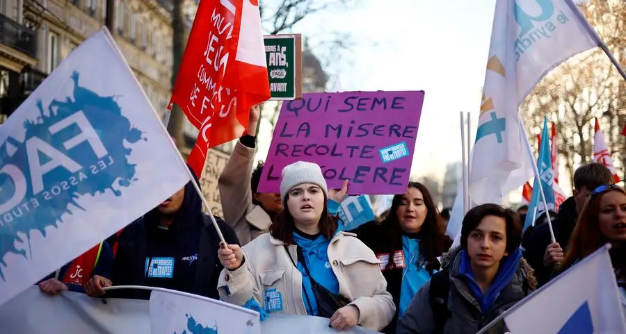 Trains halted, schools shut in France as unions seek to block pension reform