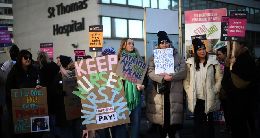 Thousands of hospital doctors walk out in latest UK strike