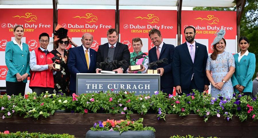 15th Dubai Duty Free Irish Derby at the Curragh Racecourse a success