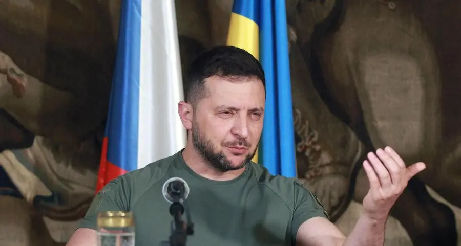 Zelensky in Prague as Ukraine pushes NATO goals