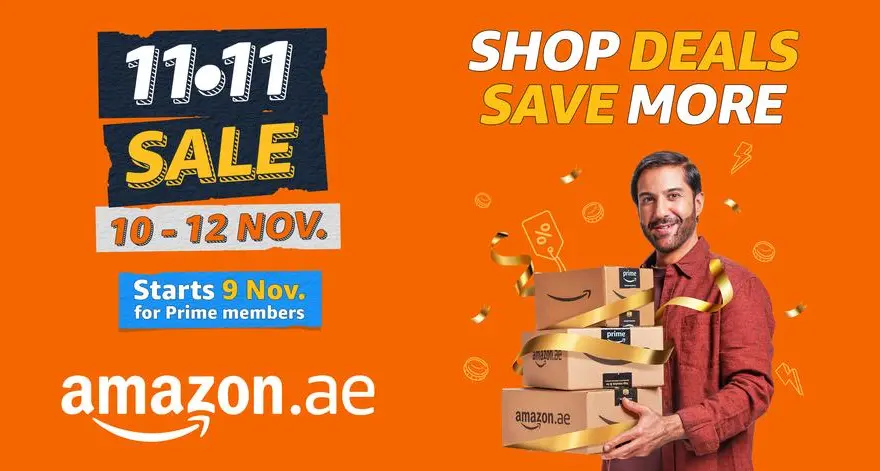 Amazon.ae’s annual 11.11 sale returns from November 10-12th