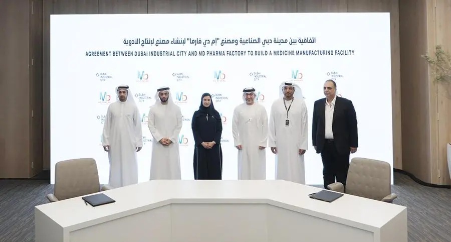 Dubai Industrial City announces a new pharma and innovative medicine factory will be set up in its ecosystem