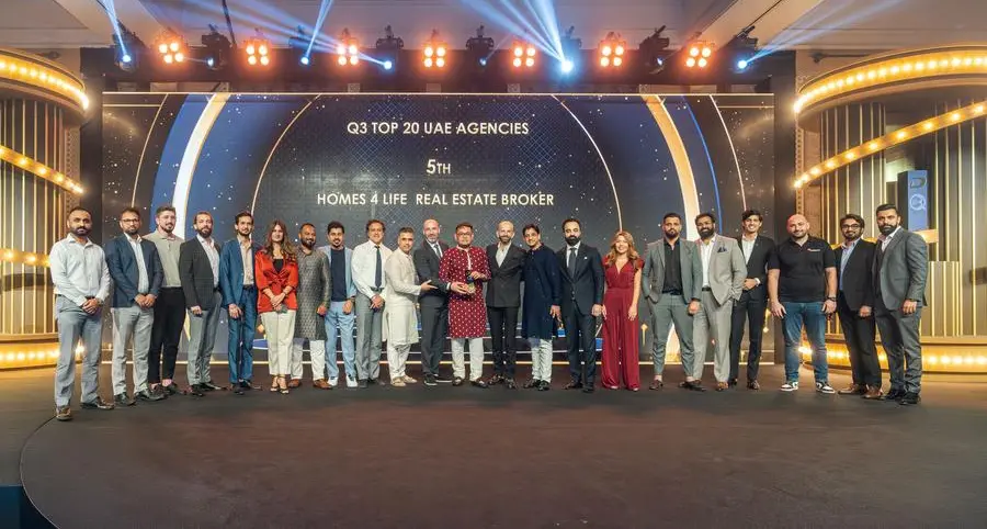 Homes 4 Life Real Estate secures 5th position at DAMAC Broker Awards 2024