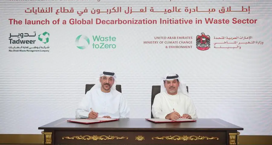 MOCCAE and Tadweer sign MoU