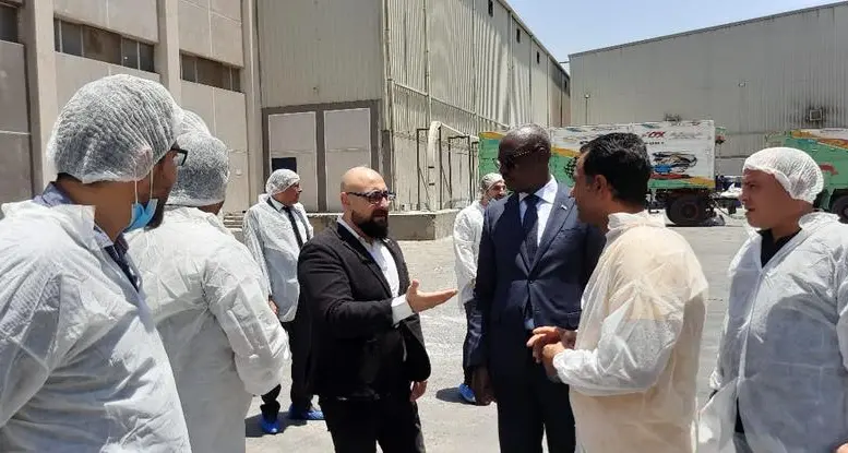 Rwandan Ambassador visits Egyptian Swiss factories