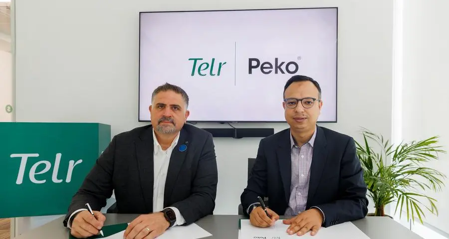 Telr and Peko ink a strategic partnership agreement to launch Telr Incepta